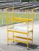 andaime tipo plataforma, plataforma, monteeuse,  f�cil montagem , bancada de trabalho, escadas, prateleiras, manuten��o predial, manuten��o industrial, seguran�a, comodidade, inova��o, reforma, escadas, multifuncionalidade